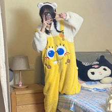Carregar imagem no visualizador da galeria, FANTASIA BOB ESPONJA PIJAMA MACACÃO KIGURUMI