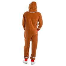 Carregar imagem no visualizador da galeria, FANTASIA NATAL BISCOITO DE GENGIBRE GINGERBREAD PIJAMA MACACÃO