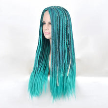 Carregar imagem no visualizador da galeria, PERUCA TRANÇAS DREAD AZUL