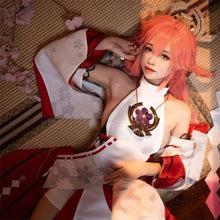 Carregar imagem no visualizador da galeria, FANTASIA YAE MIKO GENSHIN IMPACT COSPLAY