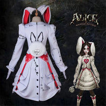 Carregar imagem no visualizador da galeria, FANTASIA ALICE MADNESS RETURNS RABBIT PLUSH DRESS COSPLAY