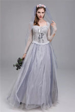 Carregar imagem no visualizador da galeria, VESTIDO NOIVA CADÁVER HALLOWEEN