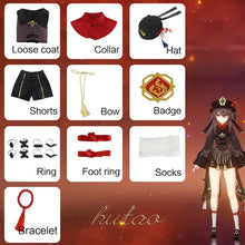 Carregar imagem no visualizador da galeria, FANTASIA HUTAO GENSHIN IMPACT COSPLAY