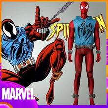 Carregar imagem no visualizador da galeria, FANTASIA HOMEM ARANHA ESCARLATE ARANHAVERSO COSPLAY