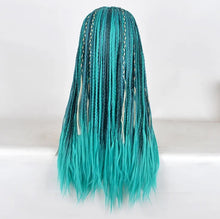 Carregar imagem no visualizador da galeria, PERUCA TRANÇAS DREAD AZUL
