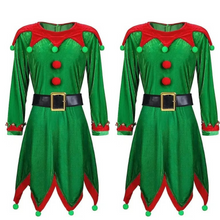 Carregar imagem no visualizador da galeria, FANTASIA _ DUENDE ELFO FEMININO NATAL LUXO