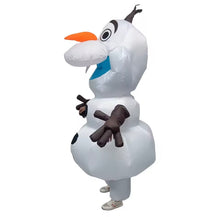 Carregar imagem no visualizador da galeria, Fantasia Inflável Boneco Olaf Frozen