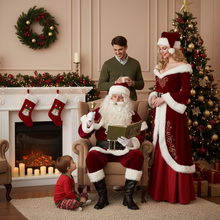 Carregar imagem no visualizador da galeria, FANTASIA PROFISSIONAL PAPAI E MAMÃE NOEL LUXO