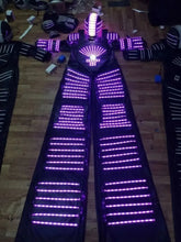 Carregar imagem no visualizador da galeria, FANTASIA LED ROBÔ PERNA DE PAU