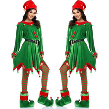 Carregar imagem no visualizador da galeria, FANTASIA _ DUENDE ELFO FEMININO NATAL LUXO