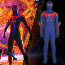 Carregar imagem no visualizador da galeria, FANTASIA HOMEM ARANHA 2099 MIGUEL O'HARA ATRAVÉS DO ARANHAVERSO COSPLAY