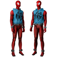 Carregar imagem no visualizador da galeria, FANTASIA HOMEM ARANHA ESCARLATE ARANHAVERSO COSPLAY