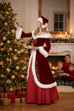 Carregar imagem no visualizador da galeria, FANTASIA PROFISSIONAL PAPAI E MAMÃE NOEL LUXO