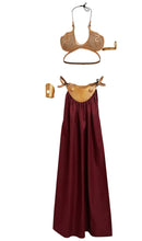 Carregar imagem no visualizador da galeria, FANTASIA PRINCESA LEIA ESCRAVA - STAR WARS COSPLAY
