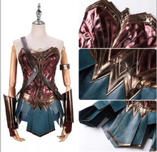 Carregar imagem no visualizador da galeria, FANTASIA MULHER MARAVILHA COSPLAY PROFISSIONAL