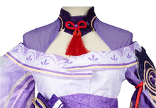 Carregar imagem no visualizador da galeria, FANTASIA RAIDEN SHOGUN GENSHIN IMPACT COSPLAY