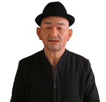 Carregar imagem no visualizador da galeria, MÁSCARA REALISTA HOMEM IDOSO RUGAS 100% EM SILICONE COSPLAY
