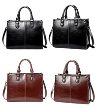 Carregar imagem no visualizador da galeria, BOLSA FEMININA EM COURO LEGÍTIMO ALÇA OMBRO E ANTEBRAÇO