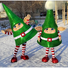 Carregar imagem no visualizador da galeria, Mascote Duende Elfo Natal Luxo