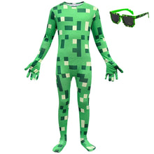 Carregar imagem no visualizador da galeria, FANTASIA MINECRAFT CREEPER INFANTIL COSPLAY