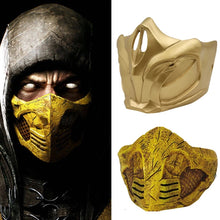 Carregar imagem no visualizador da galeria, MÁSCARA SCORPION MORTAL KOMBAT PVC COSPLAY