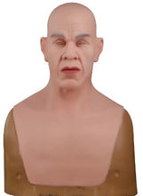 Carregar imagem no visualizador da galeria, MÁSCARA HOMEM IDOSO CARECA REALISTA 100% SILICONE COSPLAY