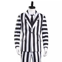 Carregar imagem no visualizador da galeria, FANTASIA TERNO BEETLEJUICE COSPLAY PROFSSIONAL
