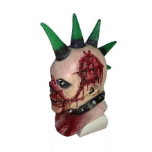 Carregar imagem no visualizador da galeria, MÁSCARA PUNK ANARQUISTA ZUMBI MOICANO COSPLAY