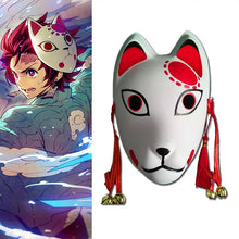 Carregar imagem no visualizador da galeria, MÁSCARA GATO KAMADO TANJIROU COSPLAY DEMON SLAYER