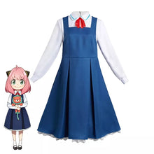 Carregar imagem no visualizador da galeria, FANTASIA INFANTIL ANYA VESTIDO - SPY X FAMILY COSPLAY + PERUCA