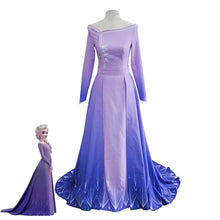 Carregar imagem no visualizador da galeria, FANTASIA ELSA - FROZEN 2 COSPLAY PROFISSIONAL VESTIDO LILÁS