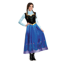 Carregar imagem no visualizador da galeria, FANTASIA ADULTO VESTIDO ANNA - FROZEN 1 COSPLAY