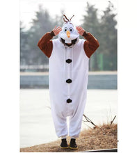 Carregar imagem no visualizador da galeria, FANTASIA ADULTO OLAF FROZEN - BONECO DE NEVE KIGURUMI COSPLAY
