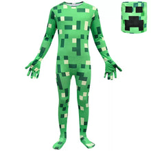 Carregar imagem no visualizador da galeria, FANTASIA MINECRAFT CREEPER INFANTIL COSPLAY