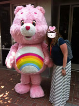 Carregar imagem no visualizador da galeria, FANTASIA MASCOTE ADULTO REALISTA URSINHOS CARINHOSOS ROSA