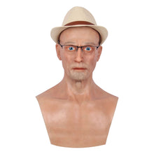 Carregar imagem no visualizador da galeria, MÁSCARA REALISTA HOMEM 100% EM SILICONE COSPLAY