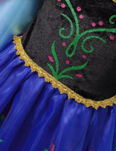 Carregar imagem no visualizador da galeria, FANTASIA INFANTIL ANNA - FROZEN + PERUCA E ACESSÓRIOS