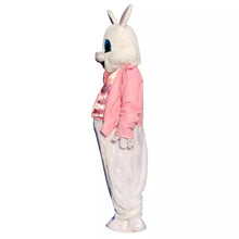 Carregar imagem no visualizador da galeria, FANTASIA MASCOTE COELHO DA PÁSCOA ROSA