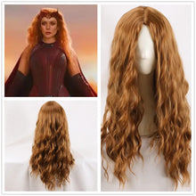 Carregar imagem no visualizador da galeria, PERUCA FEITICEIRA ESCARLATE CACHEADA