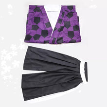 Carregar imagem no visualizador da galeria, FANTASIA KOKUSHIBO + PERUCA DEMON SLAYER COSPLAY PROFISSIONAL