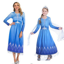 Carregar imagem no visualizador da galeria, FANTASIA VESTIDO ELSA - FROZEN 2 ADULTO E INFANTIL