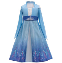 Carregar imagem no visualizador da galeria, FANTASIA ELSA INFANTIL - FROZEN 2 VESTIDO FLORESTA ENCANTADA