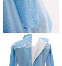 Carregar imagem no visualizador da galeria, FANTASIA ELSA INFANTIL - FROZEN 2 VESTIDO FLORESTA ENCANTADA