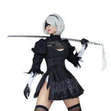 Carregar imagem no visualizador da galeria, FANTASIA 2B NIER: AUTOMATA COSPLAY PROFISSIONAL