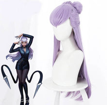 Carregar imagem no visualizador da galeria, PERUCA EVELYNN LOL KDA LILÁS
