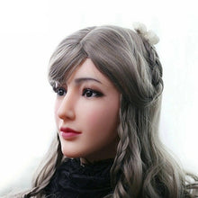 Carregar imagem no visualizador da galeria, MÁSCARA REALISTA FEMININA 100% SILICONE