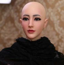 Carregar imagem no visualizador da galeria, MÁSCARA REALISTA 100% SILICONE FEMININA COSPLAY