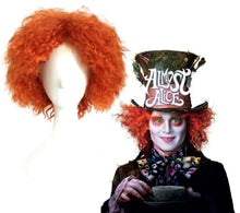 Carregar imagem no visualizador da galeria, PERUCA CHAPELEIRO - ALICE NO PAÍS DAS MARAVILHAS