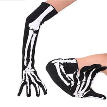 Carregar imagem no visualizador da galeria, LUVAS MÃOS DE ESQUELETO CAVEIRA