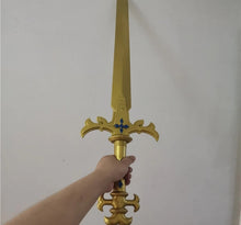 Carregar imagem no visualizador da galeria, ESPADA MULHER MARAVILHA DOURADA COSPLAY PROFISSIONAL